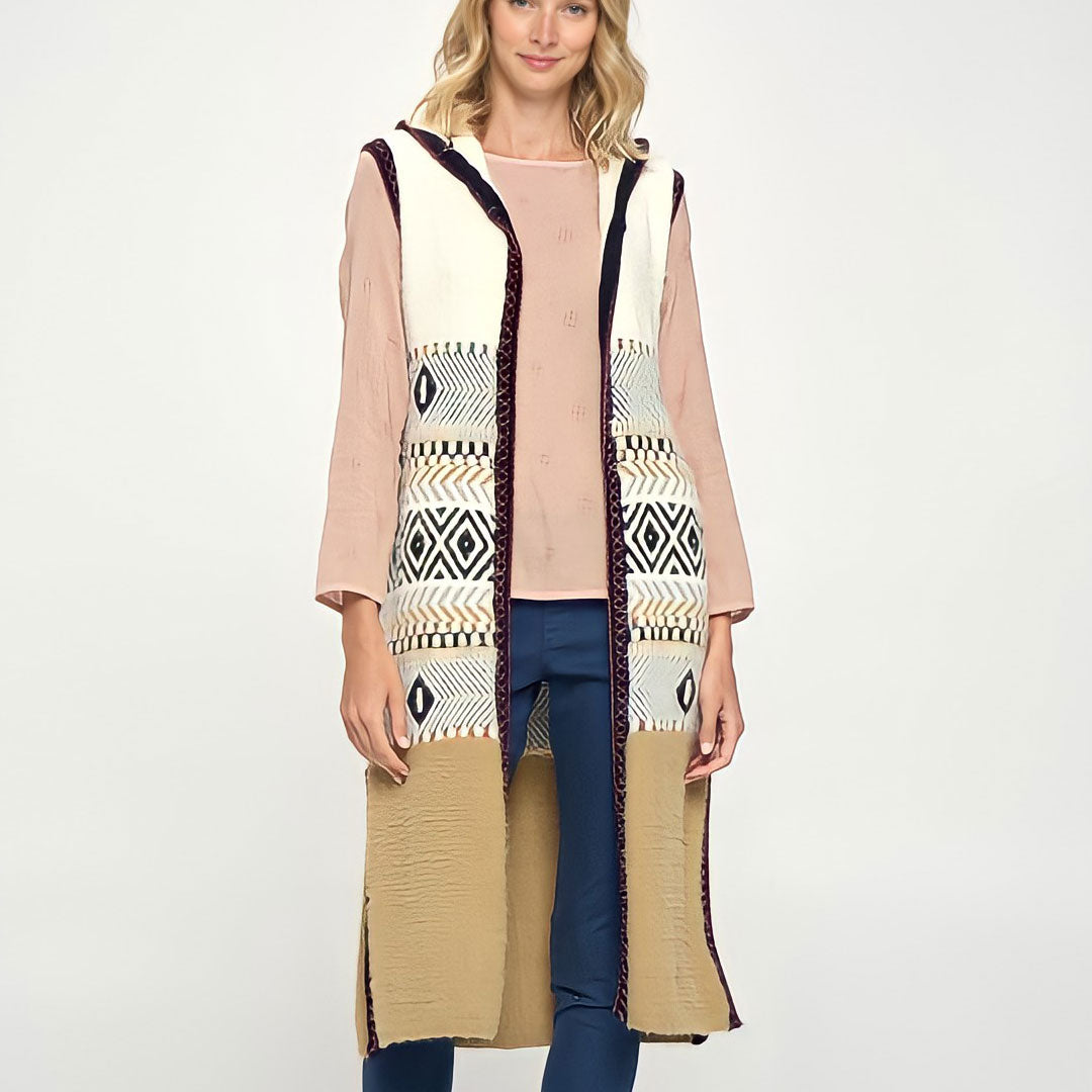 Tribal Sweater Knit Vest